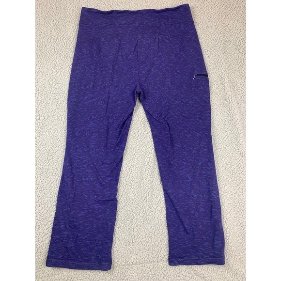 Duluth Trading NOGA Purple Heather Straight Leg Pants Women's XL x 29 Stretch - Picture 5 of 8